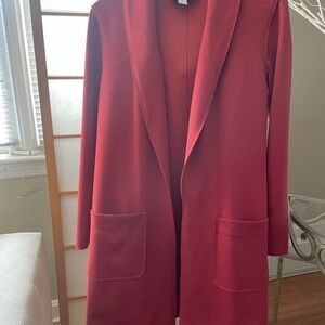 Carolina Belle Deep Red Trench Coat